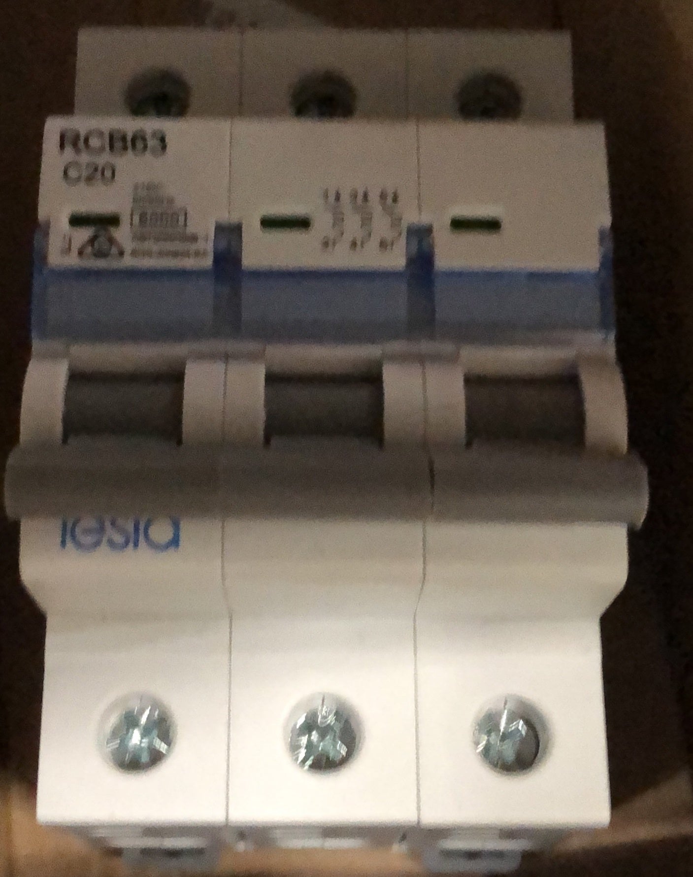Tesla MCB 3 Pole 20A 6KA B Ser - TESTMCB3P20 - ARCK Electrical Wholesale Supplies