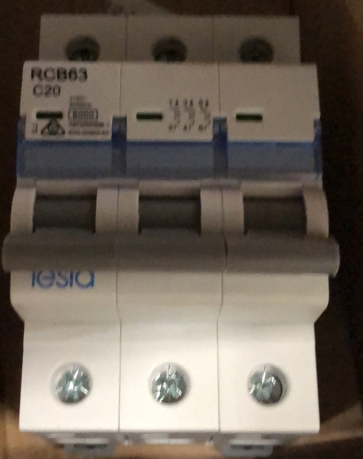 Tesla MCB 3 Pole 20A 6KA B Ser - TESTMCB3P20 - ARCK Electrical Wholesale Supplies