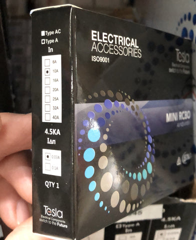 Tesla 1 Pole 10 Amp 4.5 kA 30 - TESRCDM11045 - ARCK Electrical Wholesale Supplies