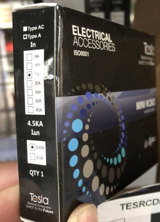 Tesla 1 Pole 16 Amp 4.5 kA 30 - TESRCDM11645 - ARCK Electrical Wholesale Supplies