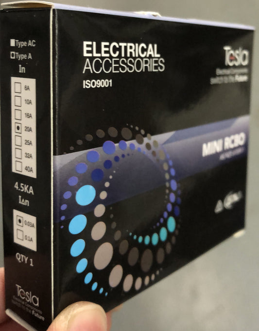 Tesla 1 Pole 20 Amp 4.5 kA 30 - TESRCDM12045 - ARCK Electrical Wholesale Supplies