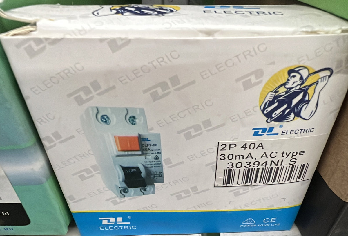 RCD 2 Pole 40Amp, 30mA, AC Typ - 30394NLS - ARCK Electrical Wholesale Supplies