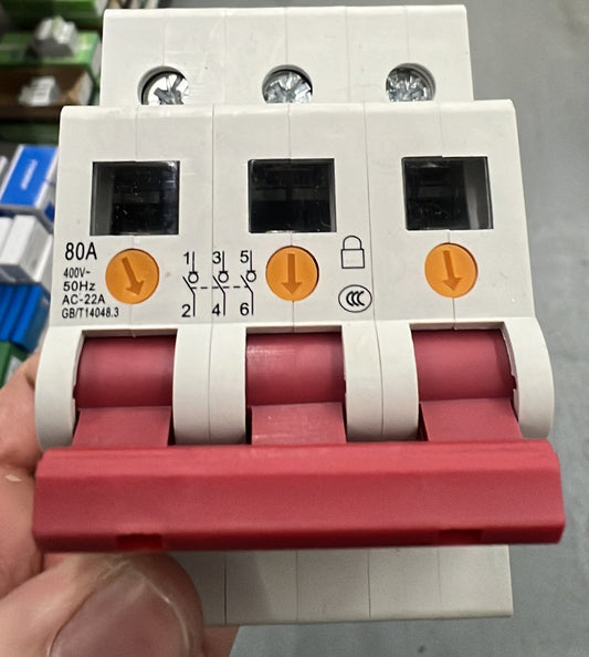 3 phase 80 amp main switch - 30361NLS