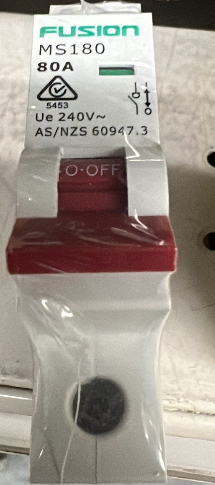 Main Switch 1Pole 80A - MS180 - ARCK Electrical Wholesale Supplies