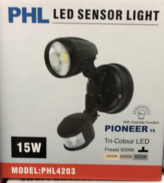 PHL Spotlight Sensor TC Black - PHL4203/BK/TC