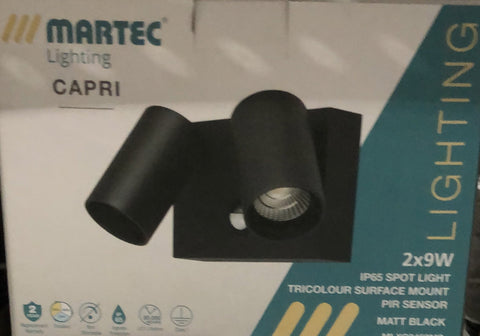 Martec Capri LED Double Spot 2 - MLXC3452MS
