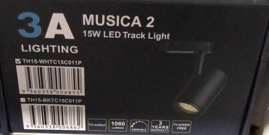 LED Track Light White Tri - TH15-WHTC15C011P
