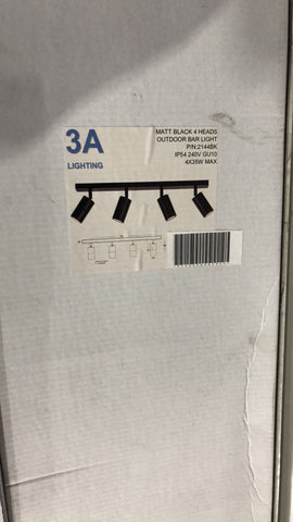Exterior Wall Pillar Light Bla - 2144BK