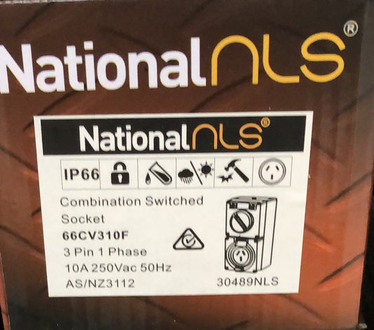 Combination Switched Sockets 6 - 30489NLS - ARCK Electrical Wholesale Supplies