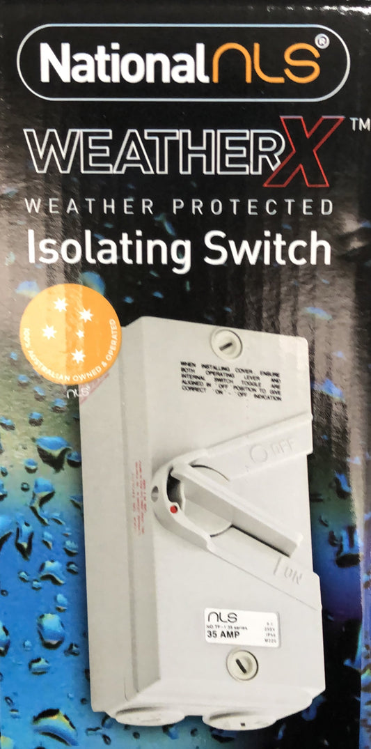 Isolator Switch 1 Pole 20amp - 30103NLS - ARCK Electrical Wholesale Supplies