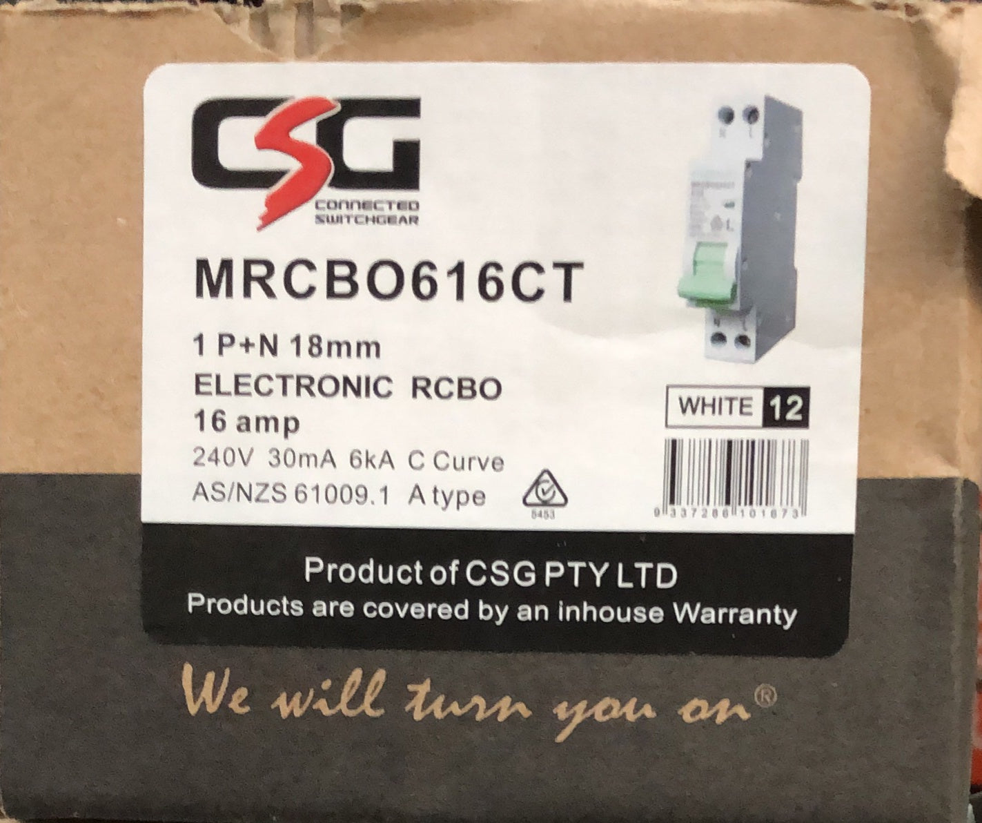 RCBO 1 Pole Combo 6kA 250V AC - MRCBO616CT - ARCK Electrical Wholesale Supplies