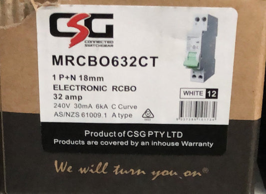 RCBO 1 Pole Combo 6kA 250V AC - MRCBO632CT - ARCK Electrical Wholesale Supplies