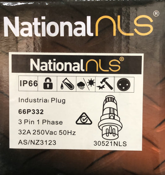 66P 332 Straight Round Pin 1 P - 30521NLS - ARCK Electrical Wholesale Supplies