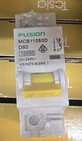 Circuit Breaker 1 Pole 10kA 80 - MCB11080D - ARCK Electrical Wholesale Supplies