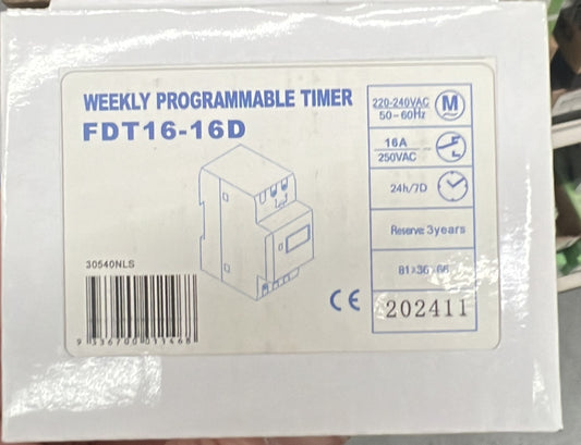 Digital Timer 24/7 D/16A - 30540NLS