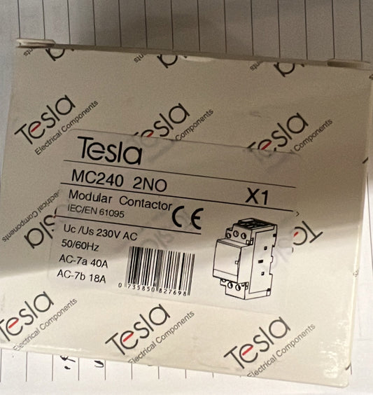 2 pole 40 Amp Contactor NO - TESMC240NO - ARCK Electrical Wholesale Supplies