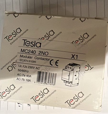 2 pole 40 Amp Contactor NO - TESMC240NO - ARCK Electrical Wholesale Supplies