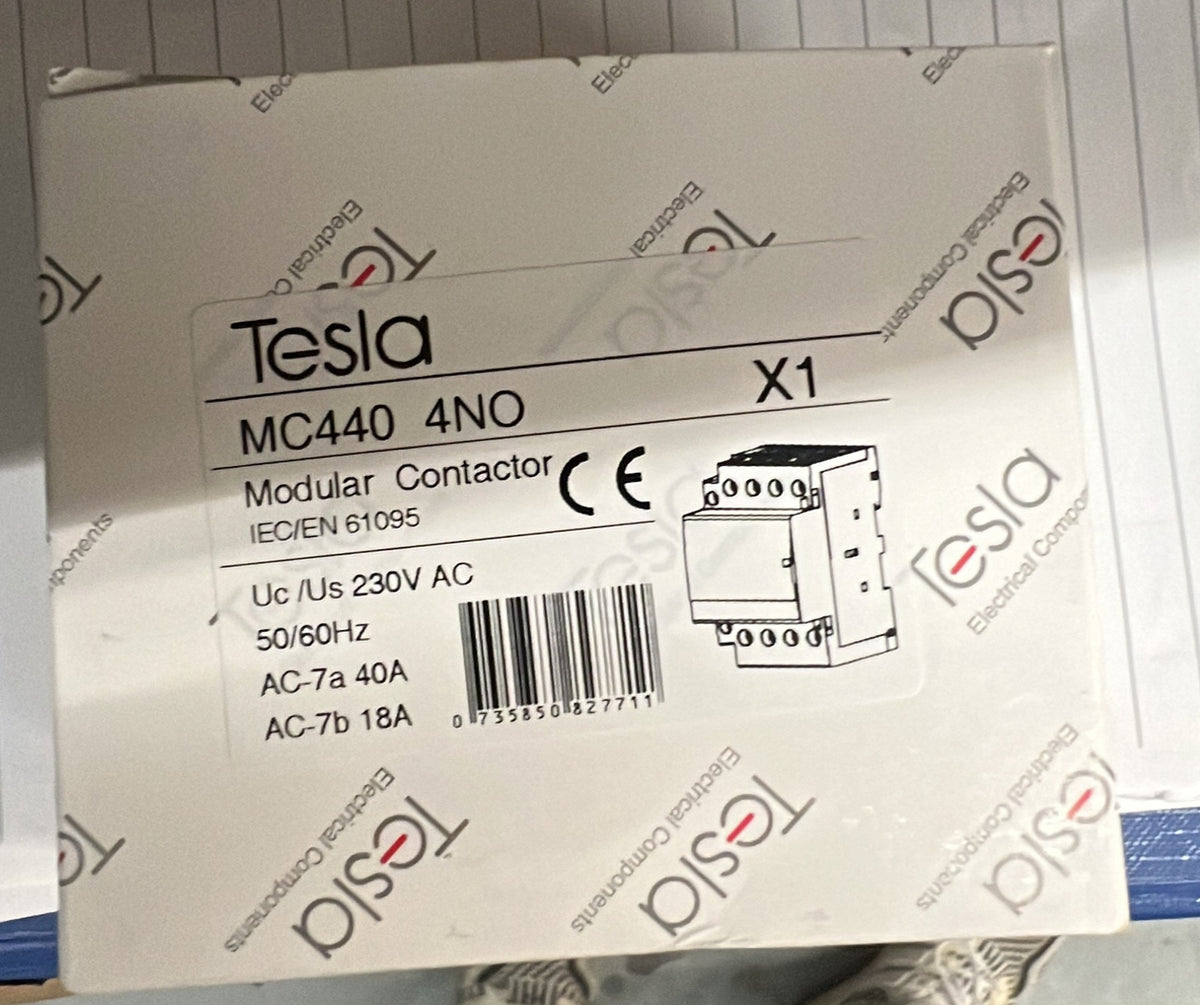 Tesla 4 Pole 40A Modular Conta - TESMC440NO