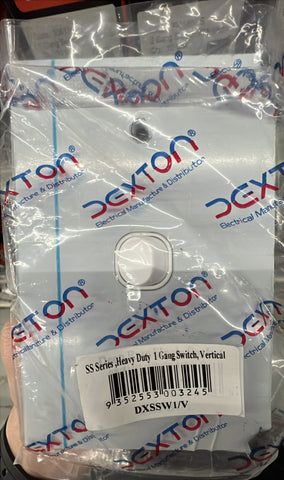 Dexton Stainless Steel Switch - DXSSW1/V - ARCK Electrical Wholesale Supplies