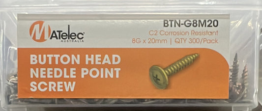 Button Head Needle Point Screw - BTN-G8M20 - ARCK Electrical Wholesale Supplies