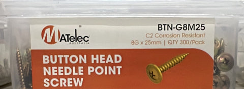 Button Head Needle Point Screw - BTN-G8M25 - ARCK Electrical Wholesale Supplies