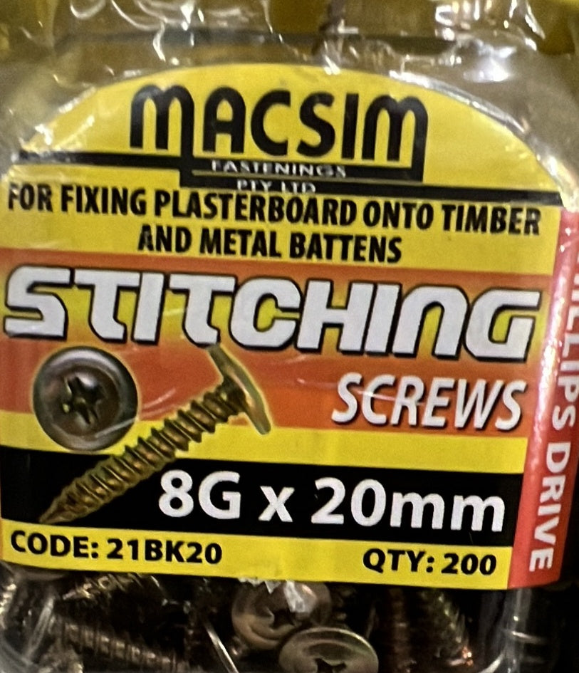 8x20 Button Stitch Jar PK 100 - 21BK20