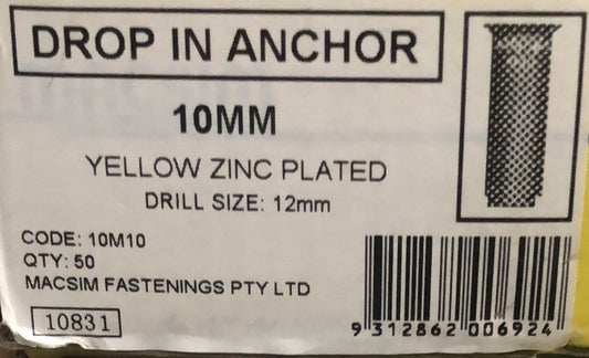Macsim 10mm Mason Anchor - 10M10 - ARCK Electrical Wholesale Supplies