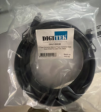 Digitek 1.8M F Type Male to Pal Male Quad Fly Lead - White - 06A218MQB