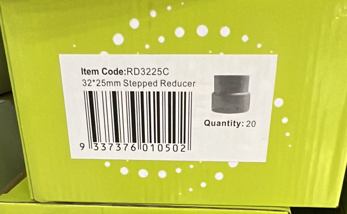 32mm to 25mm Stepped Reducer- RD3225C - ARCK Electrical Wholesale Supplies