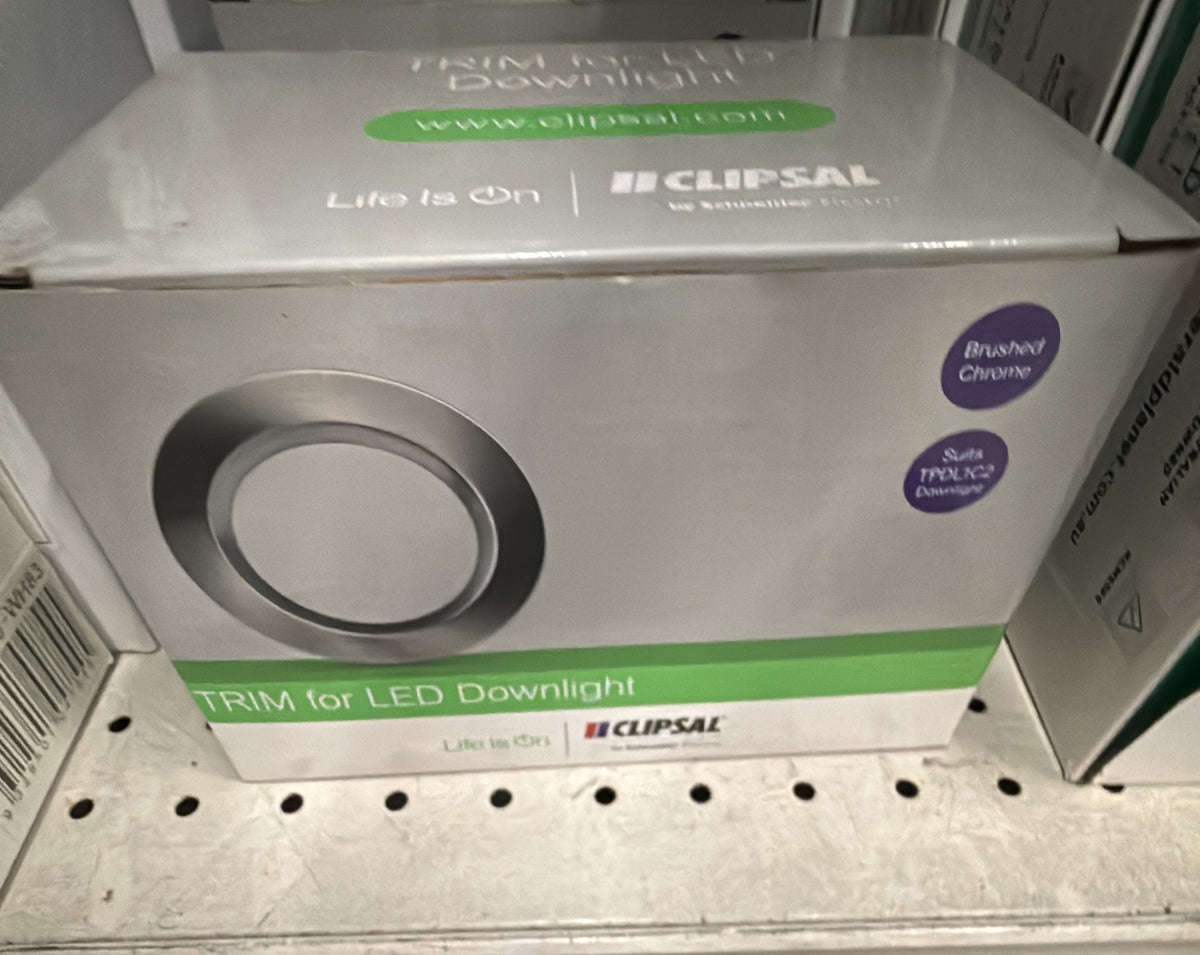 Clipsal Downlight Trim Metal B - TPDL1T2BC - ARCK Electrical Wholesale Supplies