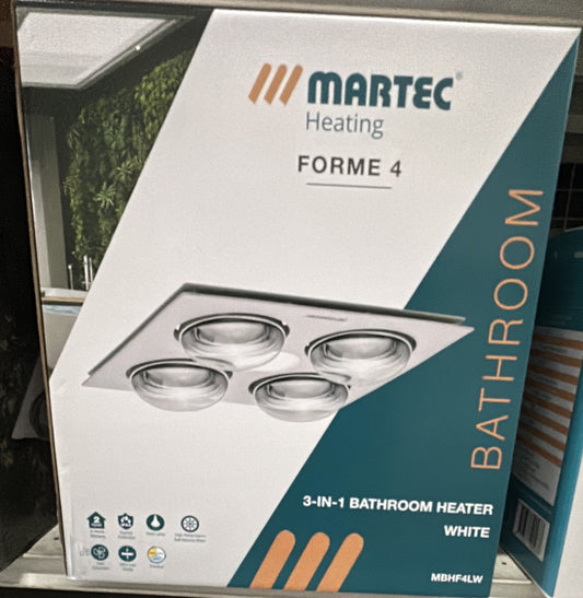 Martec Forme 4 Heat 3 in 1 Bat - MBHF4LW