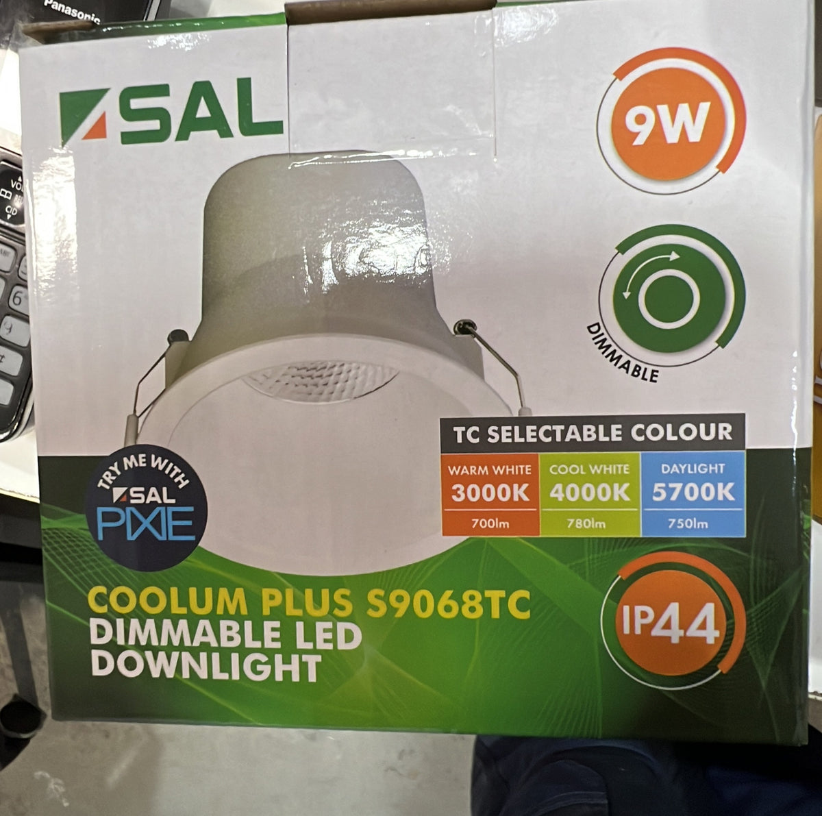 SAL Coolum Plus 9W Dimmable LED Downlight- S9068/TC