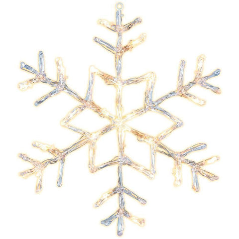 XMAS Antarctica Snowflake Warm White 400mm - 410796N - ARCK Electrical Wholesale Supplies