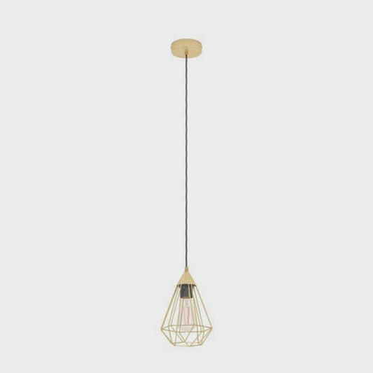 TARBES Pendant Light Brushed W175mm Brass Steel - 43681N - ARCK Electrical Wholesale Supplies