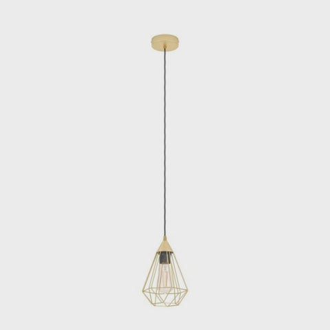 TARBES Pendant Light Brushed W175mm Brass Steel - 43681N - ARCK Electrical Wholesale Supplies
