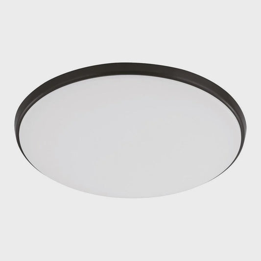 Ollie 2 28W/35W Dimmable LED Oyster Black / Tri-Colour - 206399 - ARCK Electrical Wholesale Supplies