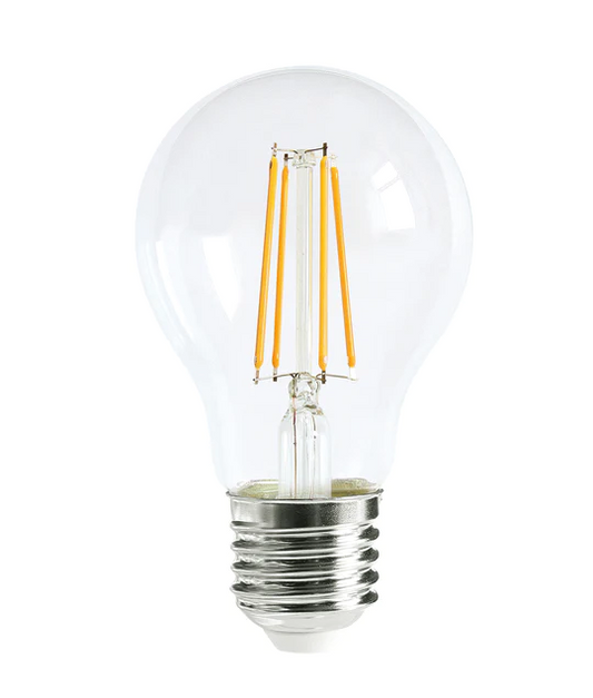 GLS LED Filament Dimmable Globes Clear Diffuser (8W)  ES E27 2700K -  CF16DIM - ARCK Electrical Wholesale Supplies