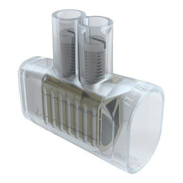 Clipsal - 500 Series Cable Connector Two Screw, Clear Insulated, 80A, Suits up to 2 x 35mm_ Cables - 563K35 - ARCK Electrical Wholesale Supplies