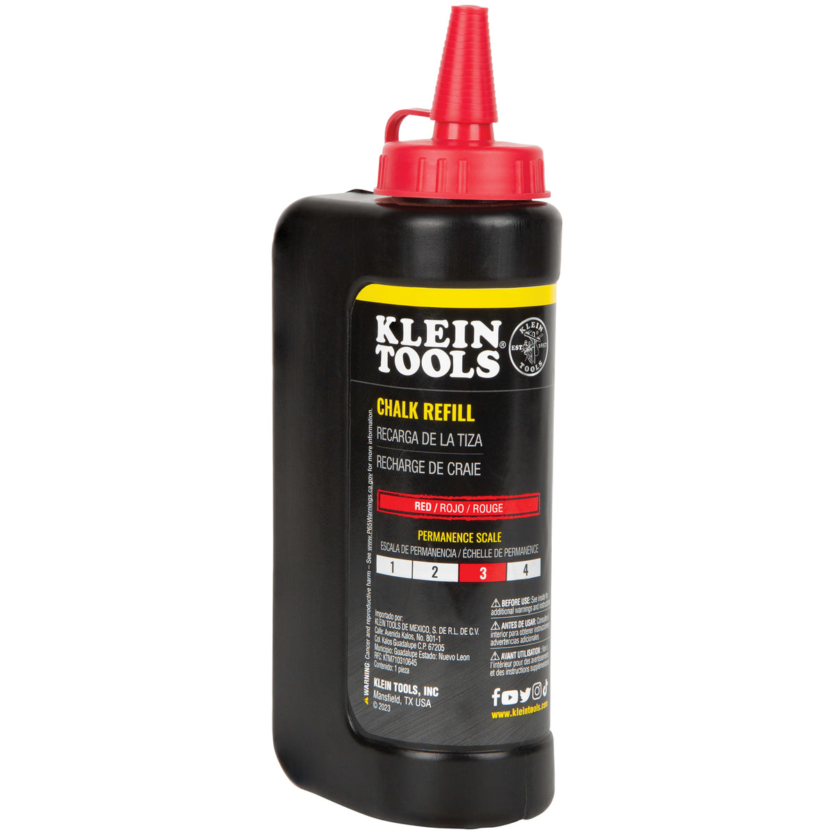 Klein Tools A-CHLK14R Chalk Line Refill Red - ARCK Electrical Wholesale Supplies