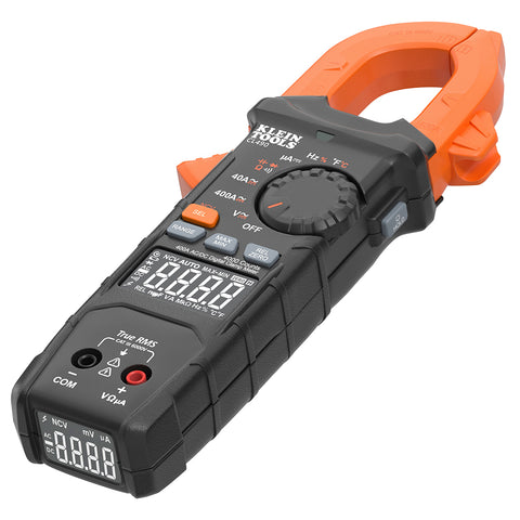 Klein Tools 400A AC/DC Dual-Display Auto-Ranging Digital Clamp Meter- A-CL490
