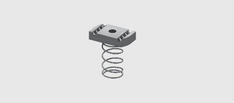 Ezystrut 12mm Cable tray nut Z - E1010Z - ARCK Electrical Wholesale Supplies