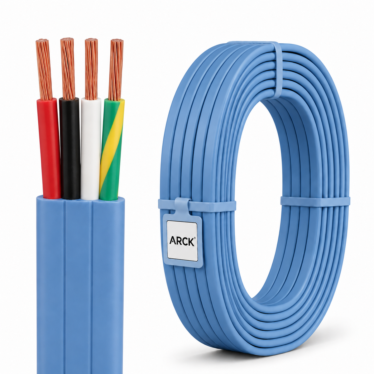 1.5mm TPS 3 Core + Earth Air Conditioning - Blue - 10m Cut - AC7504-CUT-10BLU