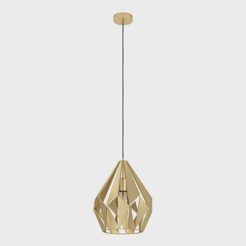 CARLTON Pendant Light W310mm Gold Steel - 43814N - ARCK Electrical Wholesale Supplies