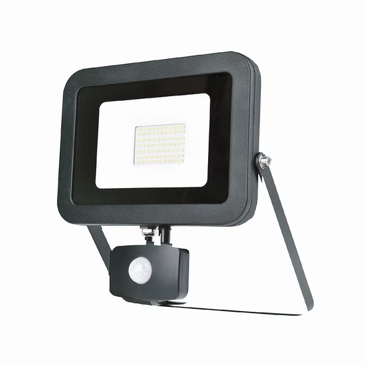 Flood Light 50W DL + Sensor - FLLG158S-50W/PIR/BK - ARCK Electrical Wholesale Supplies