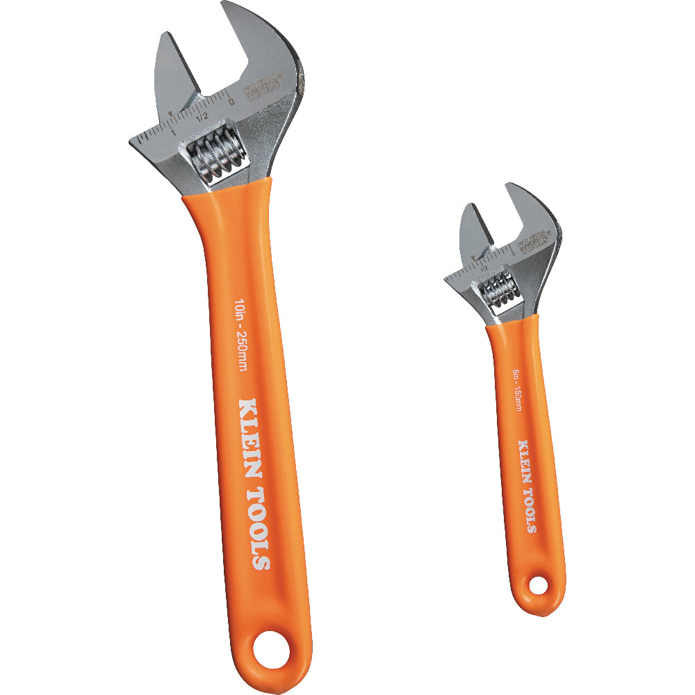 Klein Tools A-D5072 Adj Wrench 2Pce Pack 6In & 10In - ARCK Electrical Wholesale Supplies
