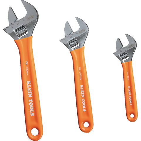 Klein Tools A-D5073 Adj Wrench 3Pce Pack 6In 8In & 10In - ARCK Electrical Wholesale Supplies