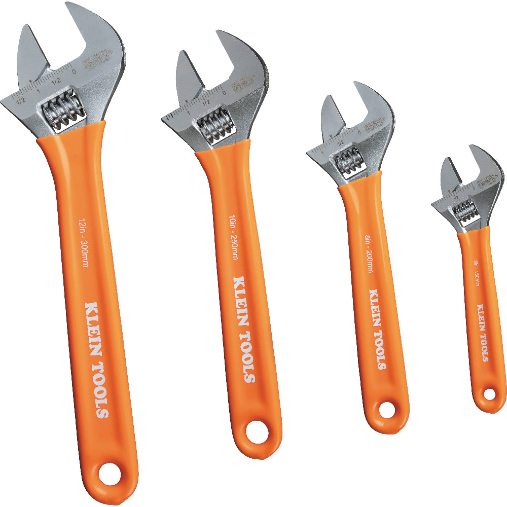 Klein Tools A-D5074 Adj Wrench 4Pce Pack 6In 8In 10In 12In - ARCK Electrical Wholesale Supplies