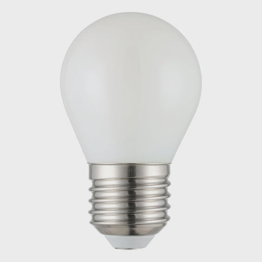 Fancy Round Frost LED 4W E27 Dimmable 5000K - 206466 - ARCK Electrical Wholesale Supplies