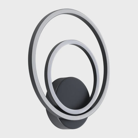 Lanacera Wall Sconce Black Plastic 3000K - 390088N - ARCK Electrical Wholesale Supplies