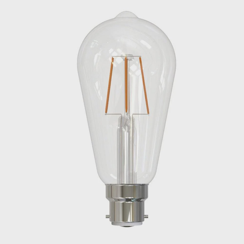Bulb ST64 LED Filament Globe BC 240V 5W Clear 5000K - 205966 - ARCK Electrical Wholesale Supplies